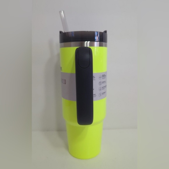 NWT Stanley Bright Yellow Quencher Tumbler with Handle - Picture 2 of 4